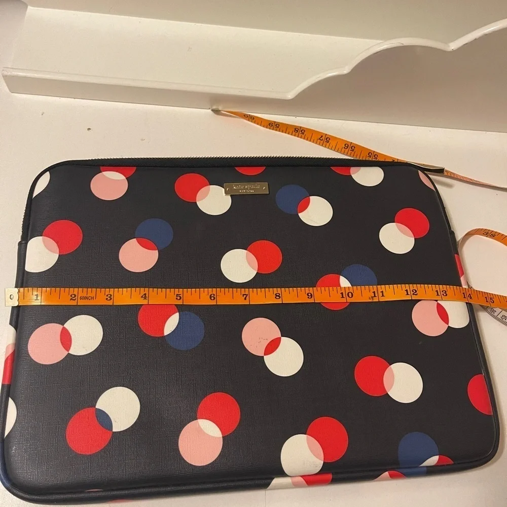 KATE SPADE New York Polka Dot Zippered Laptop Tablet Notebook Case Sleeve Cover